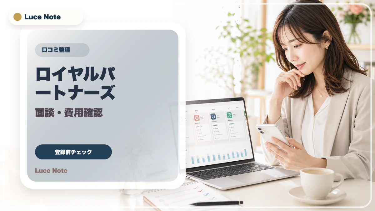 ロイヤルパートナーズの口コミはどう見る?登録前に確認したい評判・料金・安全性のイメージ