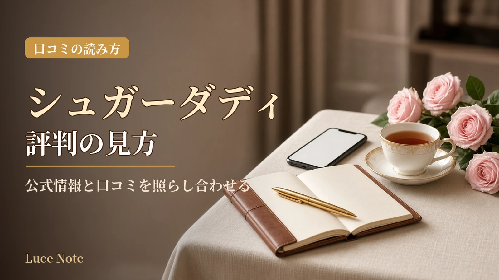 シュガーダディの口コミ・評判|「完全無料」を公式で照合のイメージ